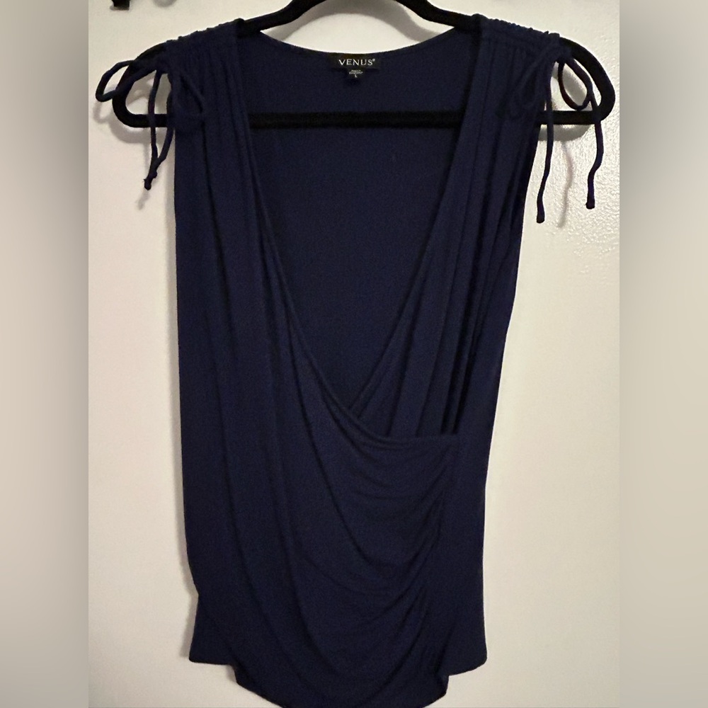 VENUS Deep Blue Sleeveless Top